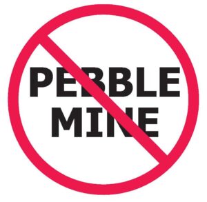 No pebble mine graphic