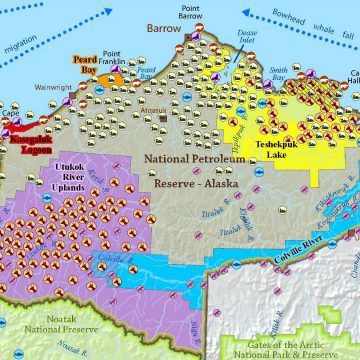 Western Arctic map