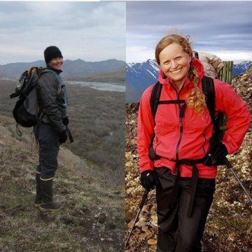 Brook in the Arctic Refuge, Katie in the mountains. The summer of 2020 they celebrated 10 years with Trustees
