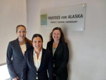 Our legal team in our offices after oral argument in the Willow case.